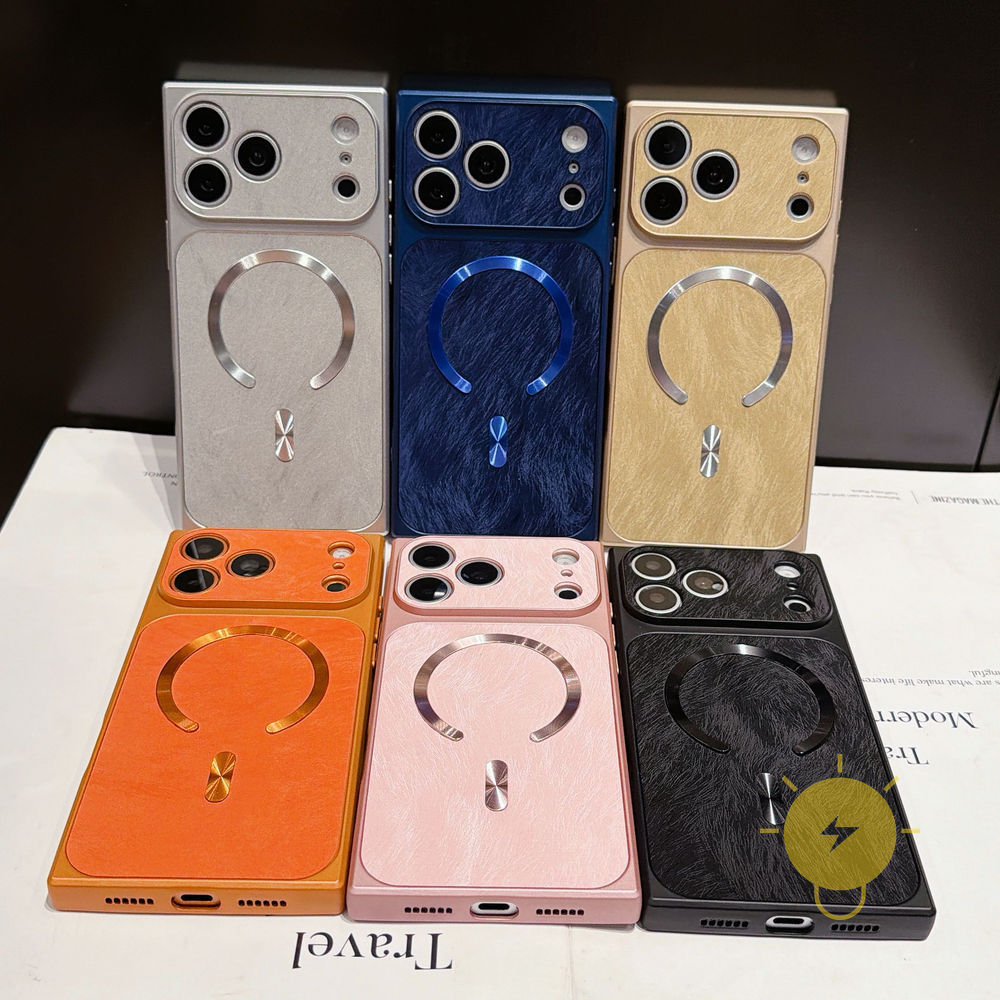 For เคสไอโฟน Magnetic TPU เคส Phone Case For iPhone 17 Pro Max Plus 16 15 14 13 Cover  Aesthetic Korean Cute