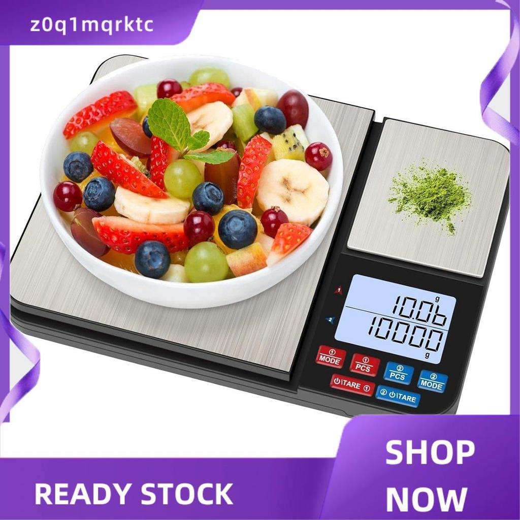 z0q1mqrktc Dual Platform Kitchen Scale [10Kg/1G] เครื่องชั่งน้ําหนักห้องครัวสูงพร้อมจอแสดงผล LCD 1 ช