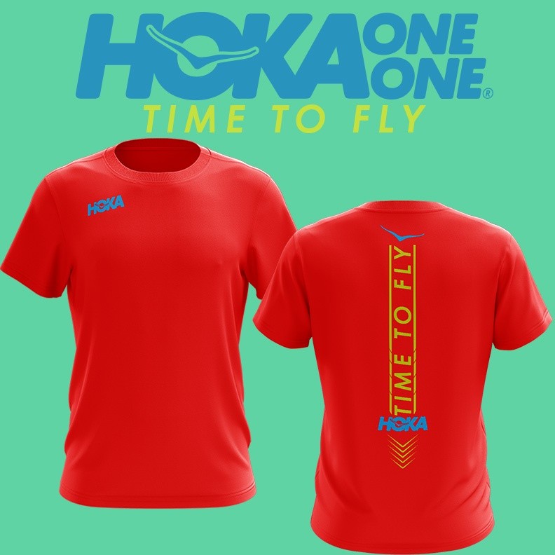 ขายดี HOKA ONE TIME TO FLY OUTDOOR VER.2 RUNNING T SHIRT รูปที่ 4