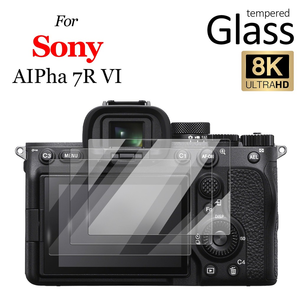 สําหรับ Sony A7R VI Alpha 7R VI กระจกนิรภัยป้องกันหน้าจอ 9H HD Anti-Scratch ป้องกันฟิล์มสําหรับกล้อง