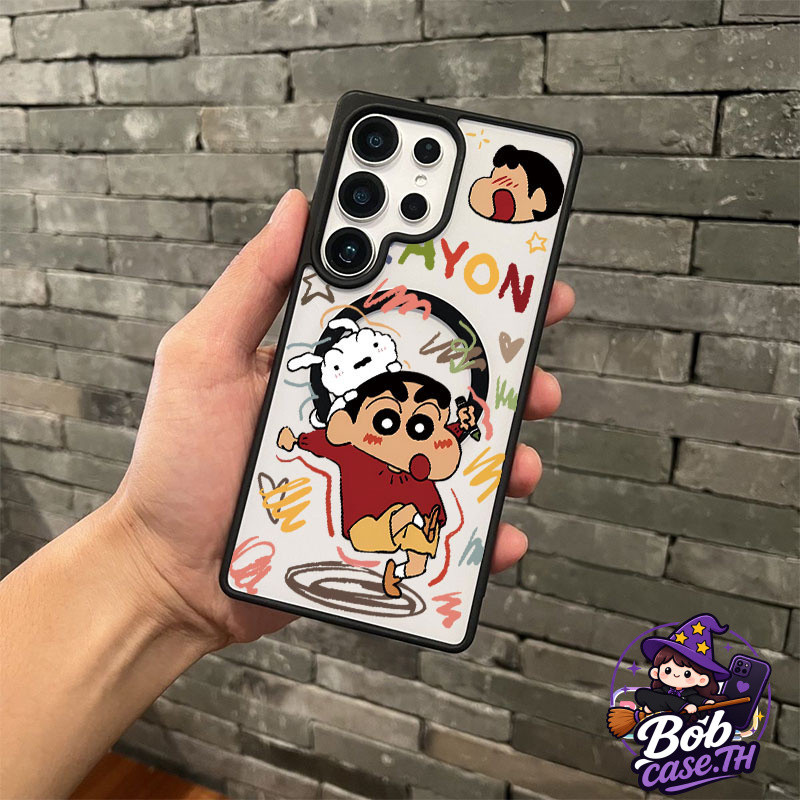 Local Deliverเคสโทรศัพท์ลายการ์ตูนน่ารัก สดใส มีแม่เหล็ก รองรับ Samsung S26 S26U S26PLUS S25PLUS S25U S24U S23U S23 S22U