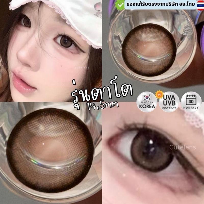 mist Brown รุ่นตาโต 14.5mm เลนส์ไฮโดรเจล นิ่มใส่สบาย คอนแทคเลนส์ไทย รายเดือน คอนแทคเลนส์สีน้ำตาลตาโต