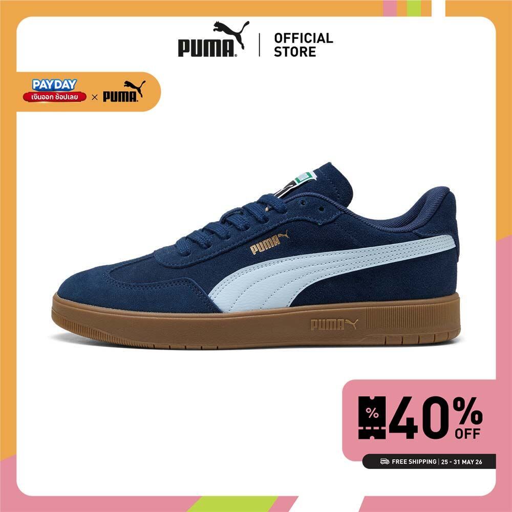 PUMA Basics รองเท้าผ้าใบ Ascenso Suede ยูนิเซ็กส์ สีฟ้า - 40594803