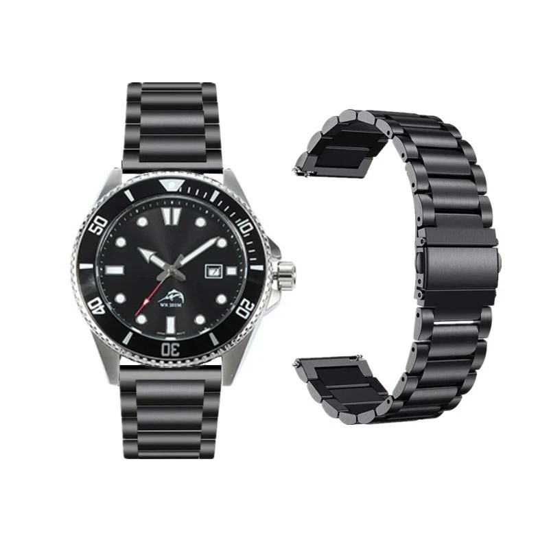 สําหรับ Casio MDV106-1A MDV-107 MTP-VD01 MDV-106 ตาข่ายสาย SEIKO สร้อยข้อมือโลหะสายรัดข้อมือ 20 มม.2