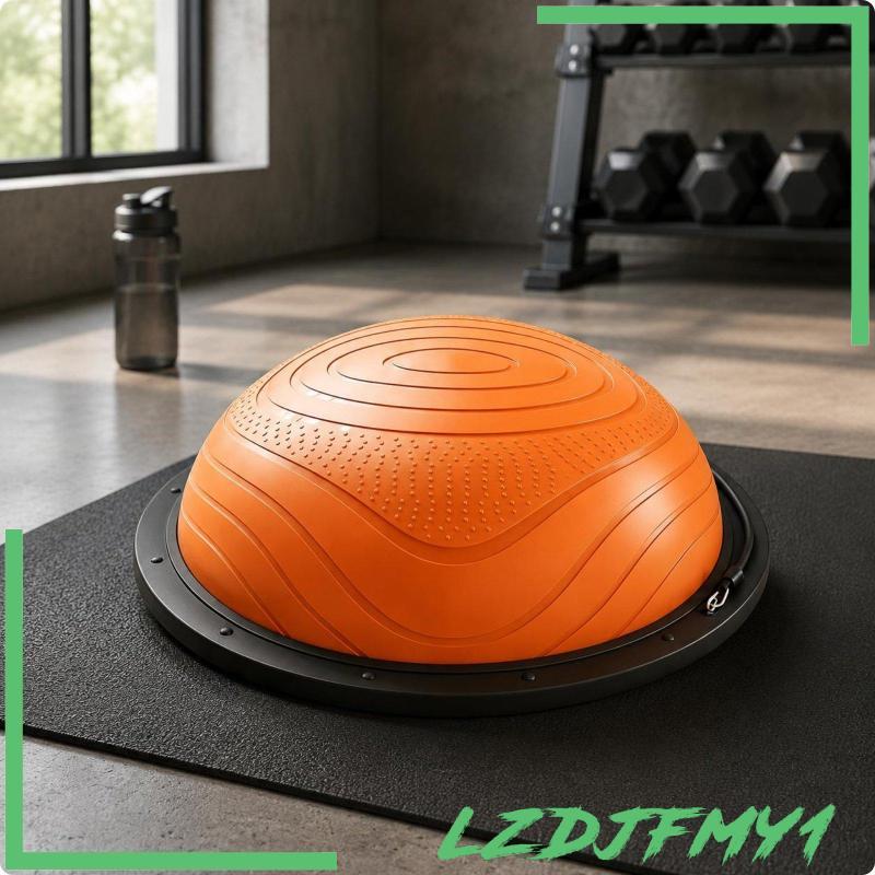 [Lzdjfmy1] Half Balance Ball Core Trainer Textured Dome Balance Training Ball สําหรับออกกําลังกายที่