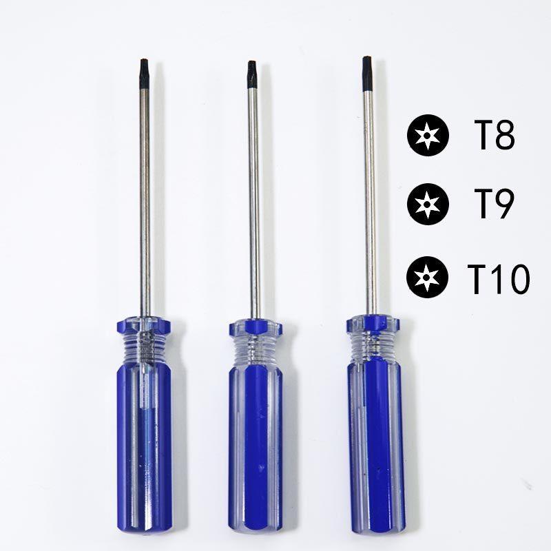คู่มือ Torx ประเภท T9/T8/T10 ไขควงไขควงหกเหลี่ยมภายนอกถอดชิ้นส่วนซ่อมเครื่องมือ T6