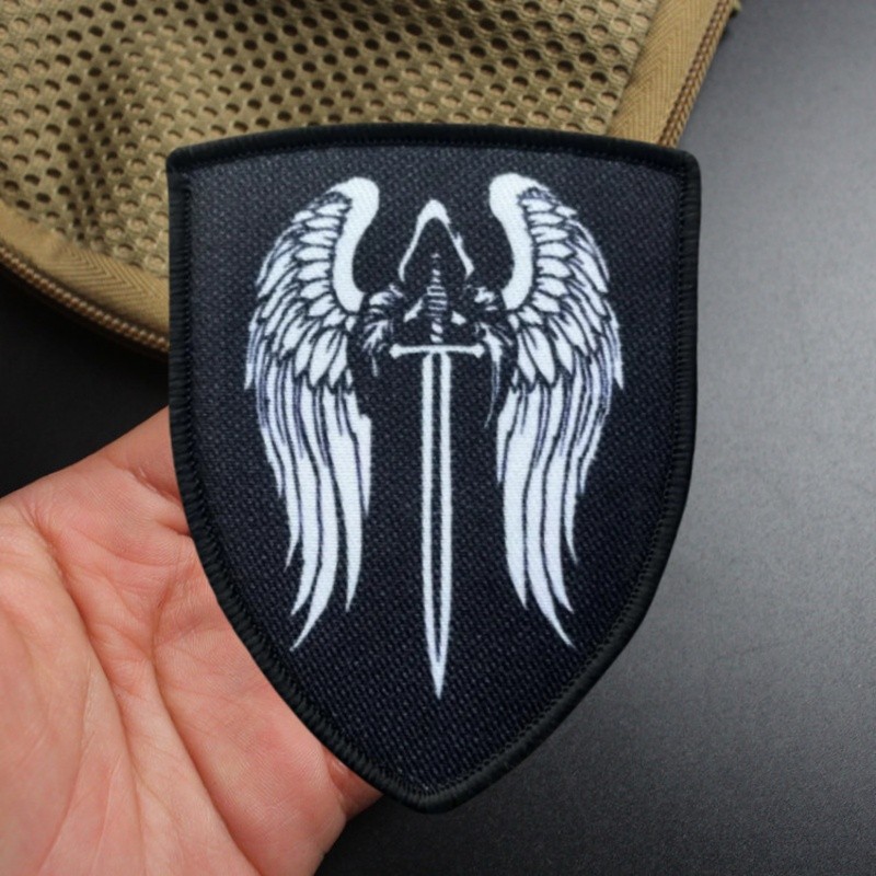 ""OHSHA Violator" ยุทธวิธี Morale Badge พิมพ์ Patch บนเสื้อผ้า Hook Loop Patch กระเป๋าเป้สะพายหลังสติกเกอร์ Armband