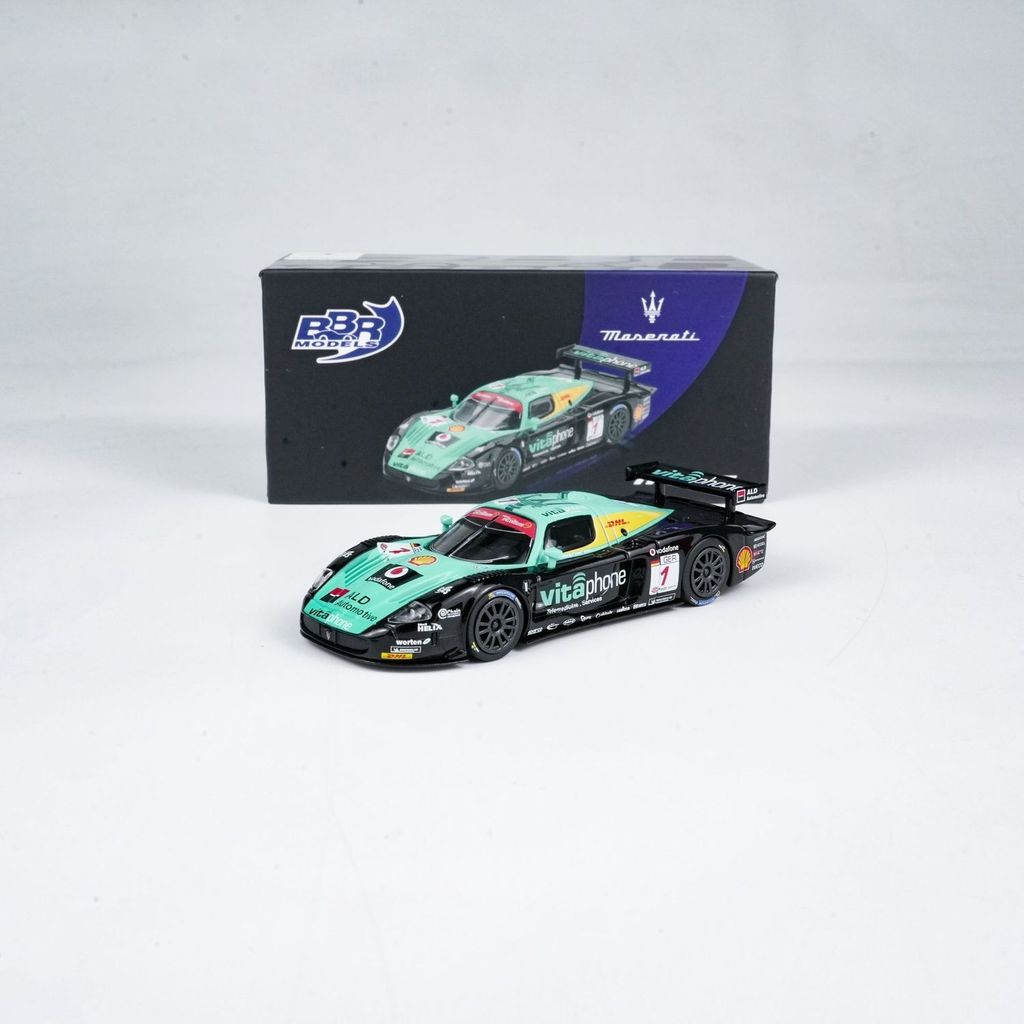ขายพร้อมสต็อก - BBR 1: 64 Maserati MC12 Competizione Victoriazione Racing Team โมเดลรถโลหะผสม