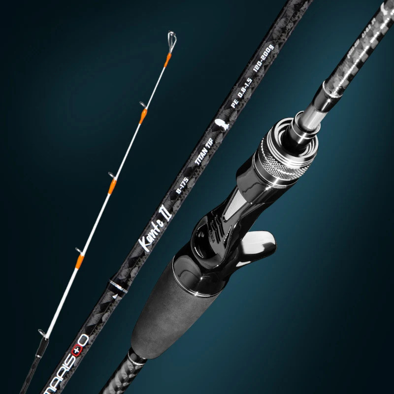JIUya คันเบ็ดสําหรับ Deep Sea Cuttlefish Titanium Tip Marisoo Kante II