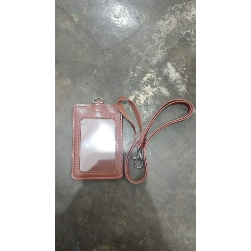 LEATHER STRAP ID CARD/ OFFICE ID CARD/ ELGANT ID CARD HOLDER/ FORMAL WORK LEATHER ID CARD/ LEATHER E