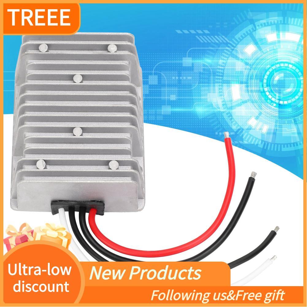 Treee Treee DC แรงดันไฟฟ้า High-Power รถสำหรับรถยนต์โมดูลแปลง 8-36V ถึง 13.8V 25A (WG8-36S13R825)