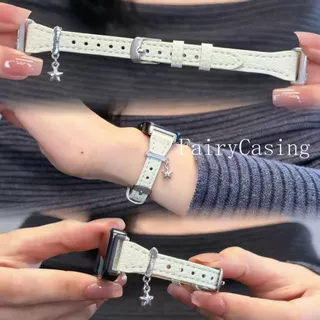 Slim Lychee Grain สายหนังสําหรับ Huawei Band 11 Pro 10 9 8 สร้อยข้อมือสําหรับนาฬิกา Huawei Fit 5 5pro Fit 3 4 สายรัดข้อมือ