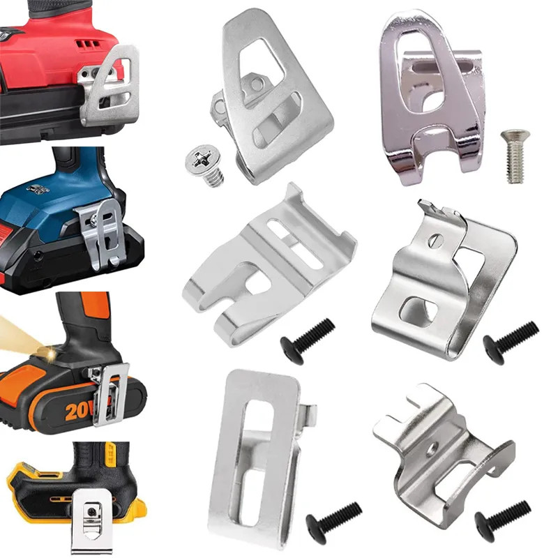 สว่านไฟฟ้าเข็มขัดตะขอสําหรับ Makita/Bosch/Dewalt/Milkwaukee/Ryobi/Worx 18V 20V สว่านไร้สายประแจผู้ถือคลิปตะขอเครื่องมือ KFSU