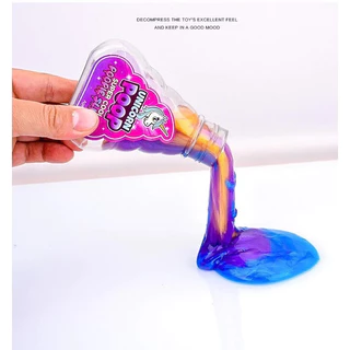 🦄ส่งไว🦄สไลม์ยูนิคอร์น สีรุ้ง ไม่ติดมือ ยืดได้ดี เป่าได้ ของเล่นคลายเครียด Slime Unicorn Poop สำหรับเด็ก