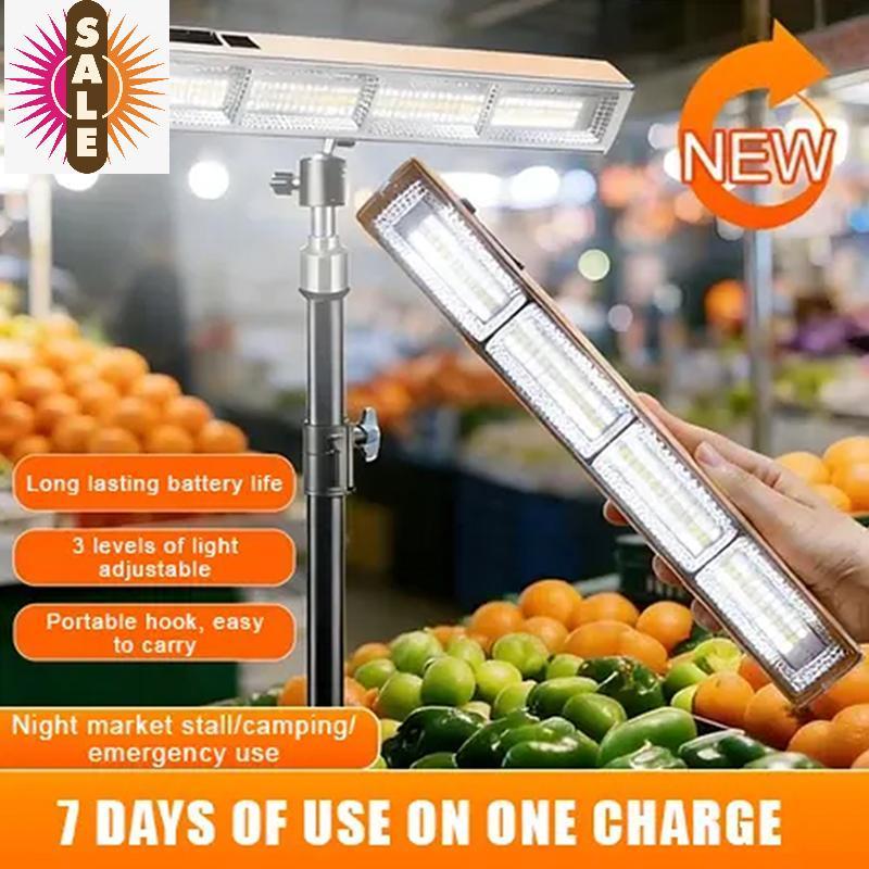 Ap 22/32/42 ซม.แบบพกพา Camping โคมไฟชาร์จ Night Market Light ความสว่างสูง LED โคมไฟแม่เหล็กหลอดกลางแ