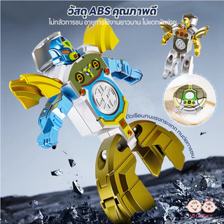 VICTOKY หุ่นยนต์สปินเนอร์ Fidget Spinner 2 in 1 ของเล่นเด็ก ทนตก หุ่นยนต์แปลงร่าง