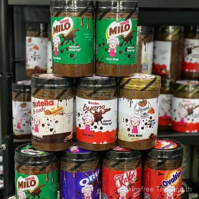 แพ็คเกจใหม่โกโก้ครั้นช็อกโกแลตอร่อยเข้มข้นขนาด 270+กรัม