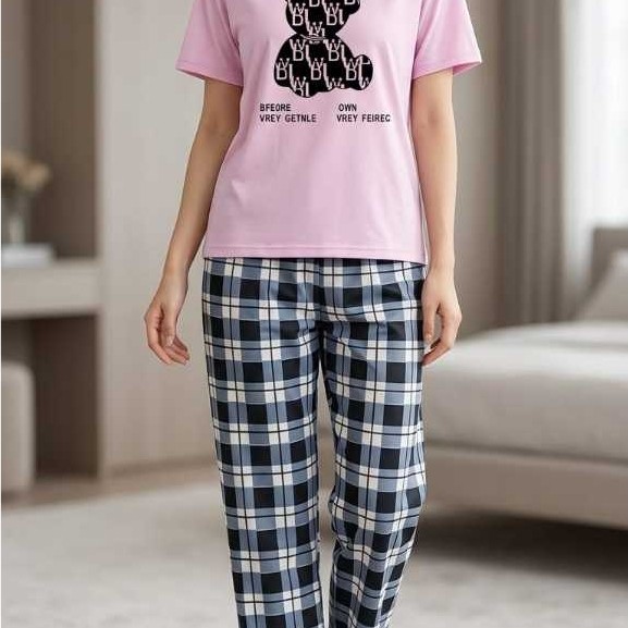 LOKAL Js ADULT SLEEPWEAR ผลิตในเสื้อยืด CP ท้องถิ่น MATERIAL 123-66