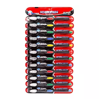 แปรงสีฟัน แผง มาตรฐาน STANDARD คละสี 12 ชิ้น