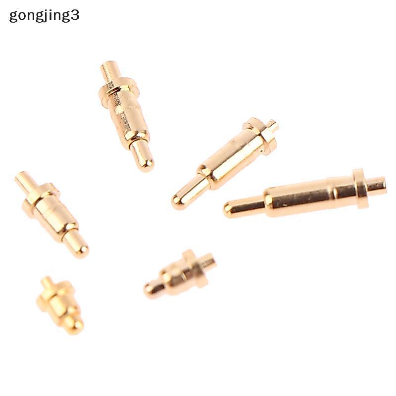 Gongjing3 10 ชิ้น Pogo Pin Connector Pogopin แบตเตอรี่ฤดูใบไม้ผลิโหลด Contact SMD เข็ม PCB 3 4 5 6 7 8 9 10 12 14 MM Test Prob th