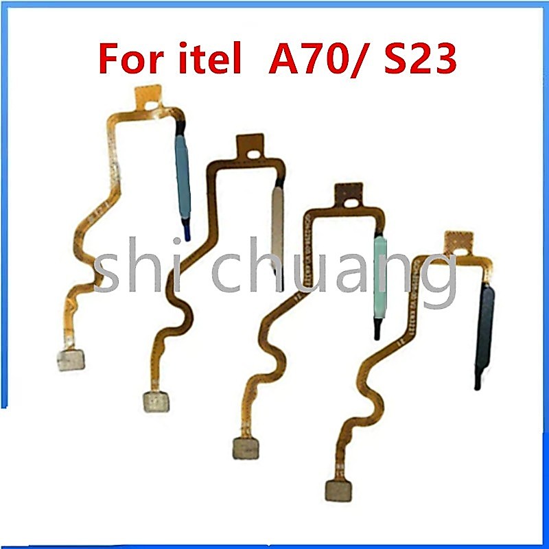 For itel A70 A665L Finger พิมพ์เซ็นเซอร์ลายนิ้วมือปุ่ม Flex For itel S23 S665L อะไหล่