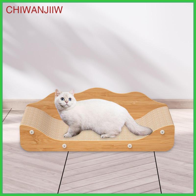 chiwanjiiw Cat Scratcher Lounge Bed โซฟาแมว Scratch Board รูปที่ 3