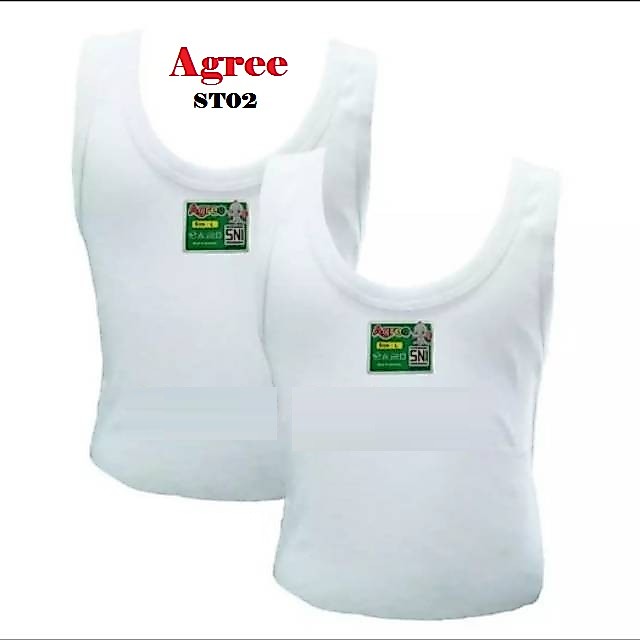 Agree ST02 Childrens & เด็กวัยหัดเดิน SINGLET - MB23/MB24 (ผ้านิกสีทอง) / เสื้อยืด Agree ST 02 - MB 
