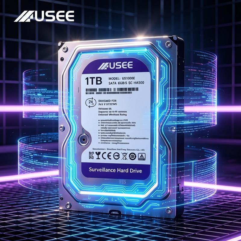 ขายดีส่งไว USEE HDD CCTV 1TB / 2TB / 4TB / 6TB  ฮาร์ดดิสก์กล้องวงจรปิด 5400RPM SATA III