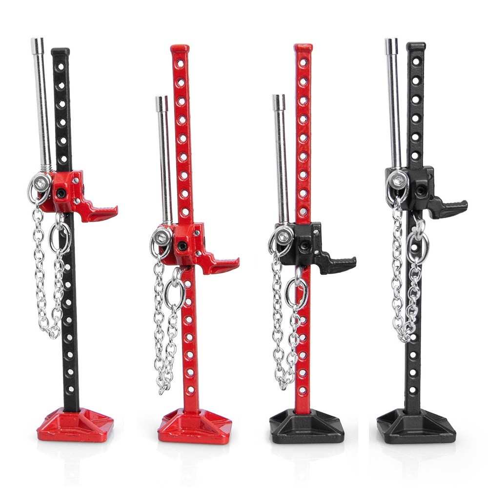 จําลองโลหะ Slideable Jack เครื่องมือตกแต่งสําหรับ TRX4M SCX24 AX24 FCX24 FCX24M 1/18 1/24 RC Crawler