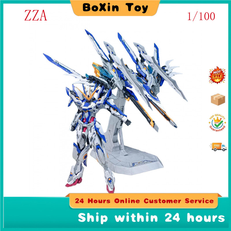 ZZA Blue Flame 1/100 Mecha Model Blue Flame พร้อม Skeleton Mecha Assembly Model ของขวัญ 0957