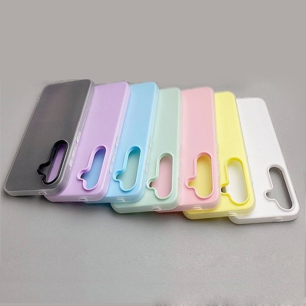 เคส ใช้ สำหรับ Samsung Galaxy A07 A17 A27 A37 A57 A06 A16 A26 A36 A56 4G/5G ตรงร่น เคสซิริโคน สีพื้นพาสเทล 057