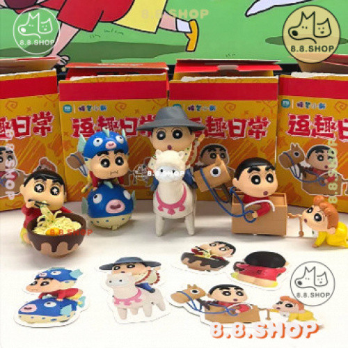 [รูปแบบที่มีจําหน่าย] ของแท้ CIMON Crayon Shin-Chan Funny Daily Series Mystery Box✨8.8 ร้าน✨