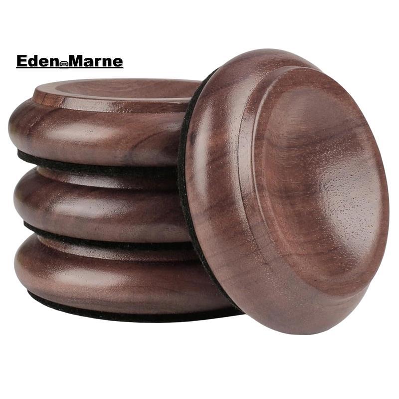 [Eden_Marner]Piano Caster Cups Furniture Pads Upright Piano Caster Cups Wood Coasters Cups Floor Pro