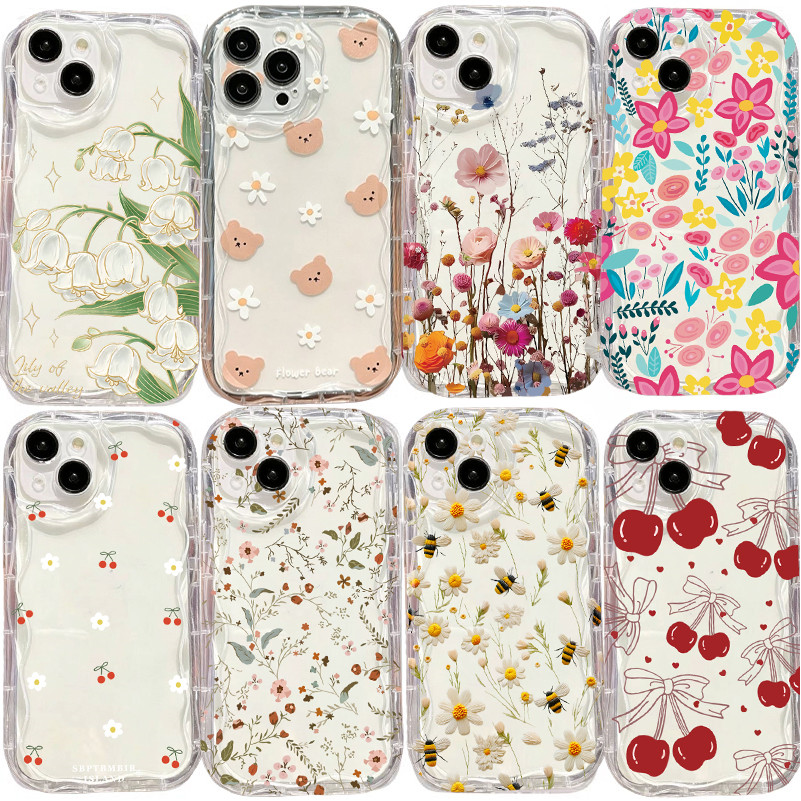 ดอกไม้สดใส Cherry Dasiy สําหรับ Iphone 17 Pro Max 16 Pro Max 17 Air Iphone17 I7Pro 17Air Iphone17pro