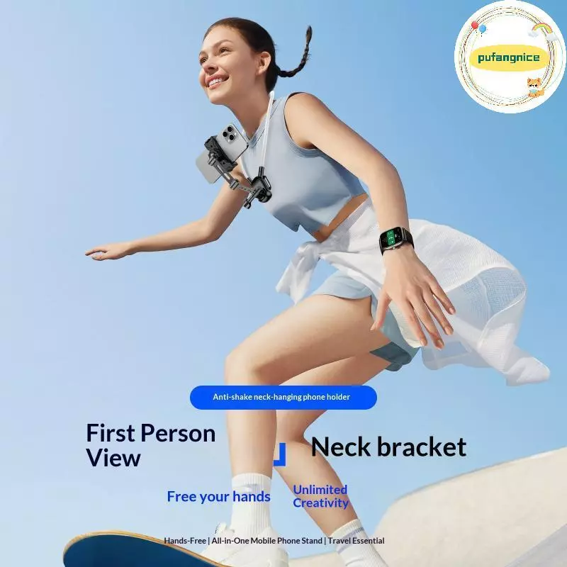 Pufangnice ขาตั้งโทรศัพท์แม่เหล็กสำหรับบันทึกและออกกำลังกาย thumbnail 6