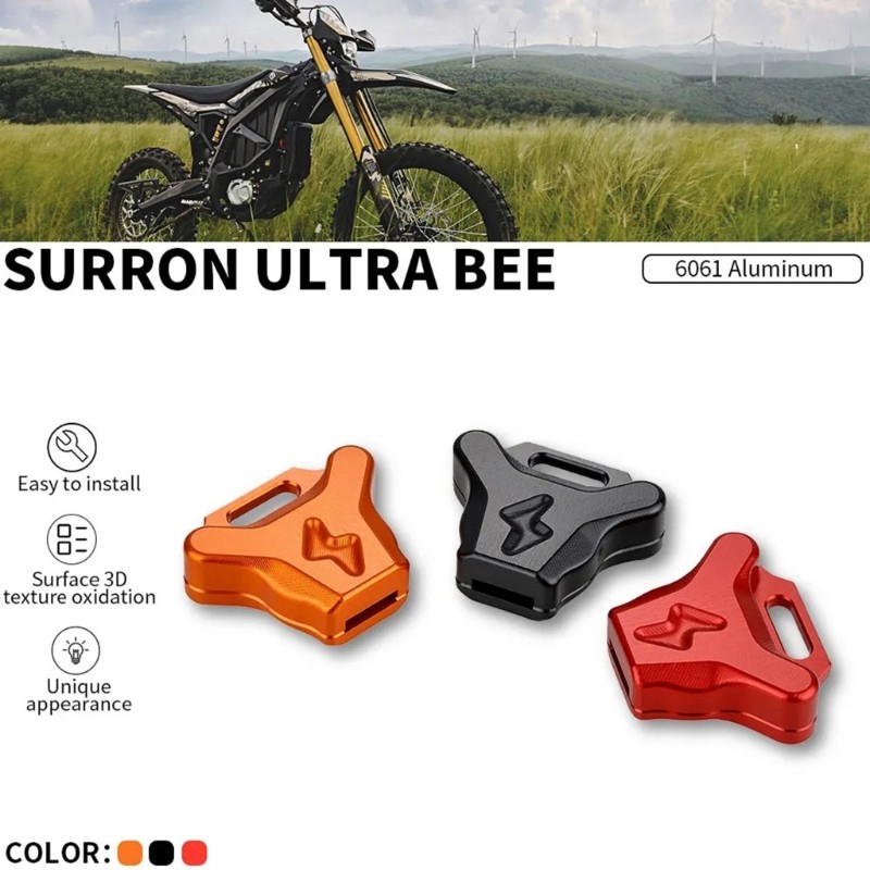 EV รถจักรยานยนต์ Key Guard Shell Protectors สําหรับจักรยานไฟฟ้าสกปรกติดตั้งง่ายฝาครอบอลูมิเนียมสําหร