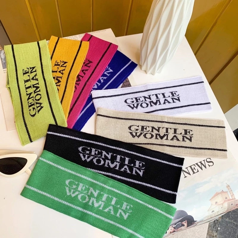 JoyTray แถบคาดศีรษะ ที่คาดผมผ้าไหมพรม ผ้าคาดผม งานทอแท้ แถบคาดศีรษะกีฬา ที่คาดผมโยคะ พร้อมส่ง