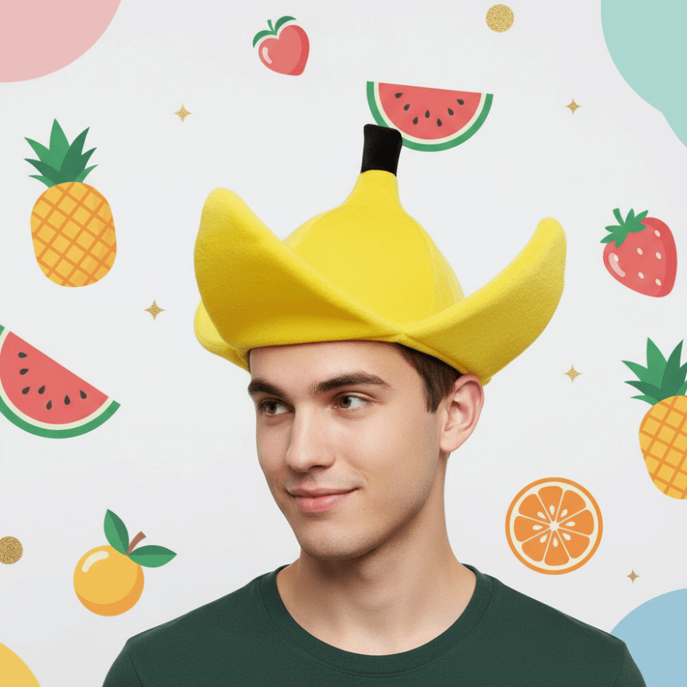 GUADALUPE หมวกตุ๊กตากล้วยผ้านุ่มVibrant รูปที่ 3