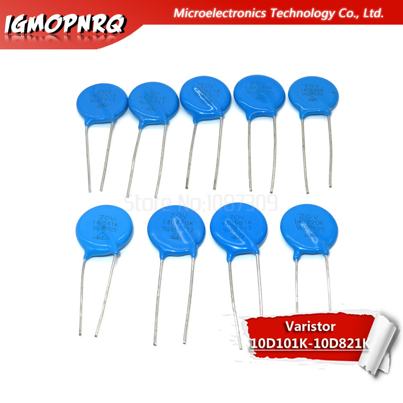 10PCS Vartor 14D151K 14D201K 14D220K 14D221K 14D270K 14D431K 14D470K 14D471K 14D561K 14D621K 14D680K