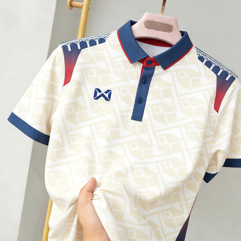 WARRIX เสื้อโปโล GUARDIAN เสื้อโปโลพิมพ์ลายผู้ชาย Limited Edition