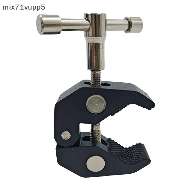 Mix71vu 1ชุด1/4คลิปสกรูยึด CNC โลหะซูเปอร์แคลมป์360 ° หัวบอลขนาดเล็กตัวยึดขาตั้งกล้องแบบปลดเร็วตัวยึ