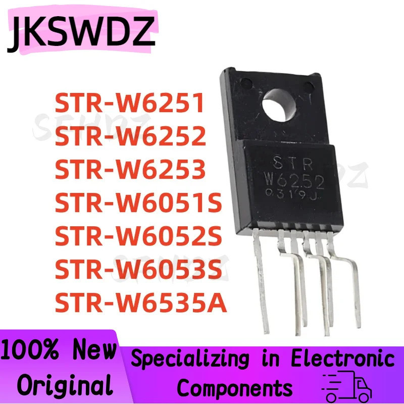 1-5PCS POWER MOS CHIP STRW6051S W6051S STRW6052S STRW6554A STRW6556A W6554A W6555A W6052S STRW6053S 