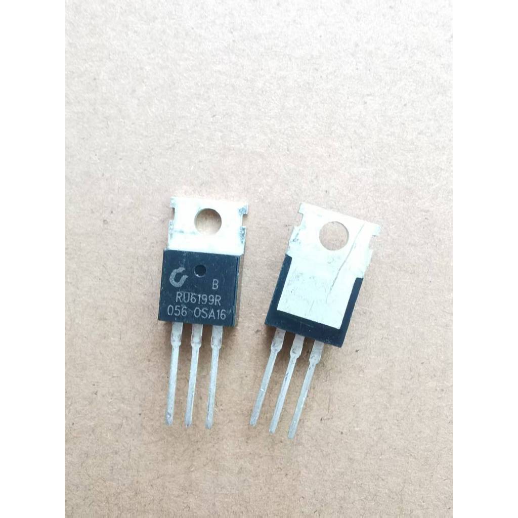 ((10 ชิ้น) RU6199R TO-220 ปลั๊กตรง 60V 200A Field Effect Tube