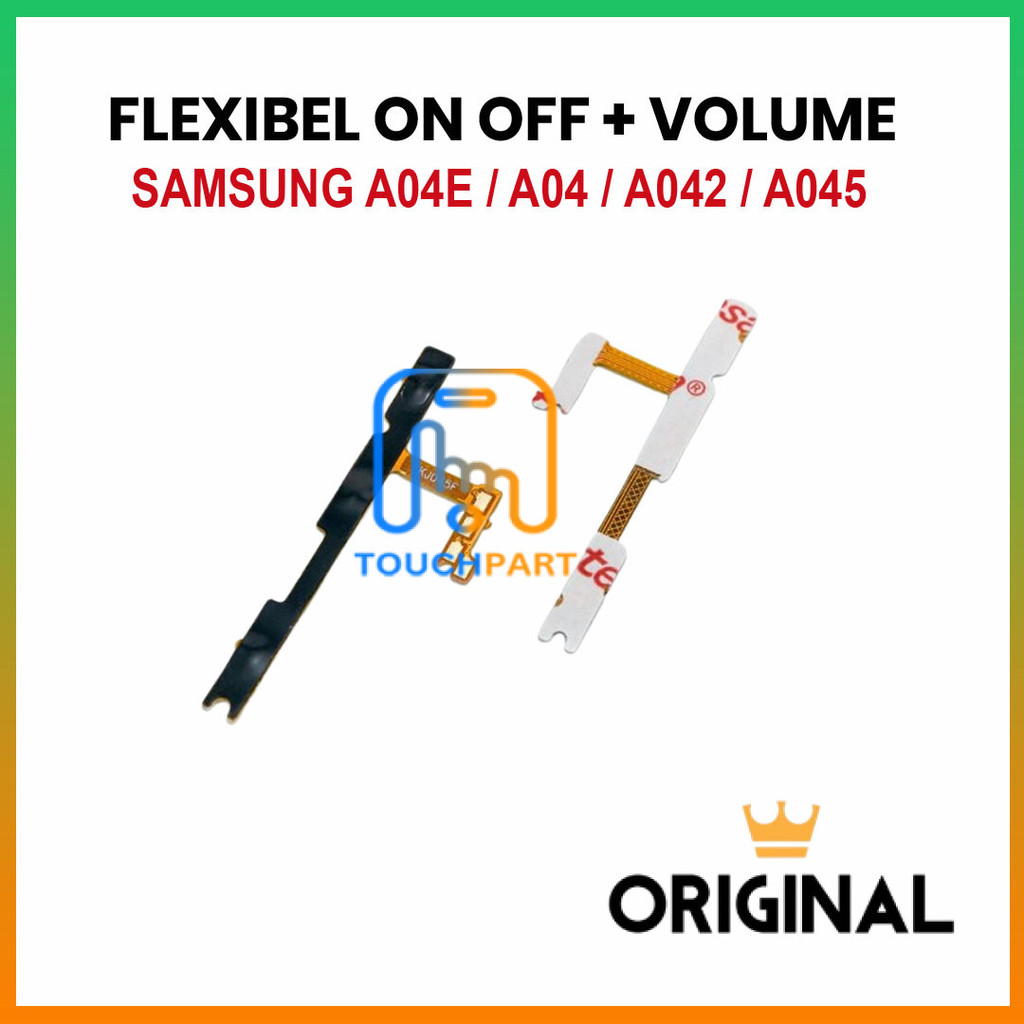 FLEXIBLE ON OFF + VOLUME SAMSUNG A04E / A04 / A042 / A045 ORIGINAL
