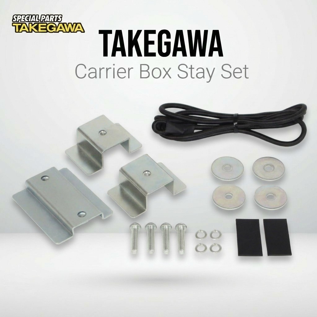 ชุดขายึดกล่องท้าย 50L SP Takegawa สำหรับ Honda CT125/Cub (JA55/JA65) 08-01-0178 | SP Takegawa Carrie