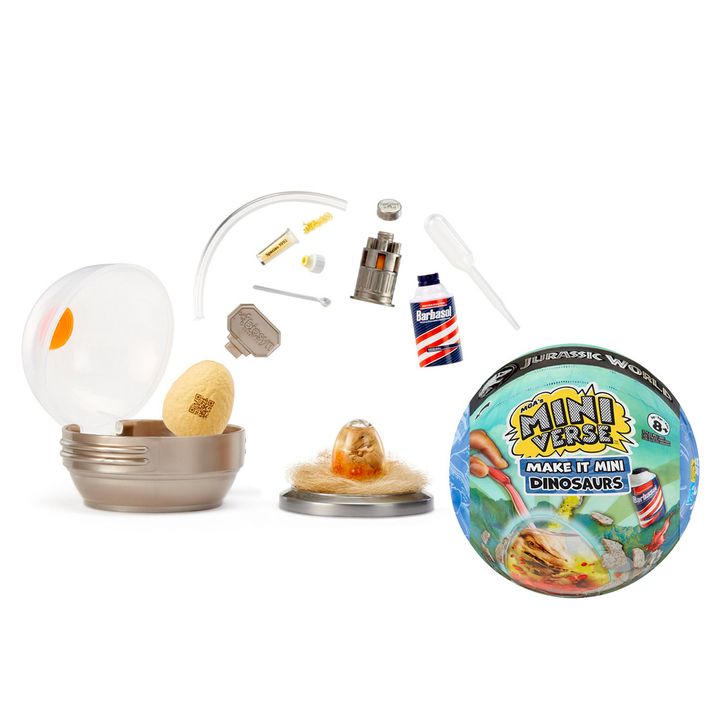 Miniverse ของ MGA Make It Mini Dinosaurs Jurassic World Mystery Ball, DIY Miniature Collecti
