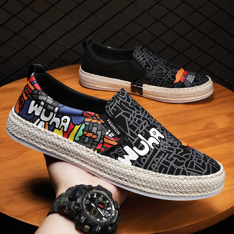 ผ้าใบผู้ชายรองเท้าBreathableผู้ชายรองเท้าผู้ชายLoafersรองเท้าสําหรับชายคุณภาพสูงLoafersแฟชั่นLoafer