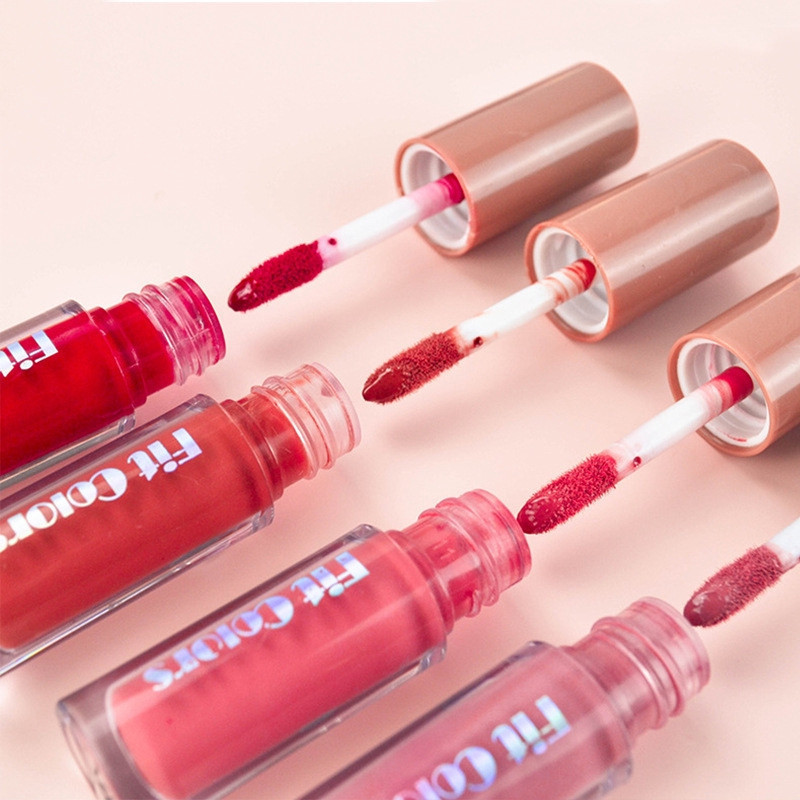 Matte Lip Glosses Set Liquid Lipstick Women Lip Tint Beauty Cosmetics Set