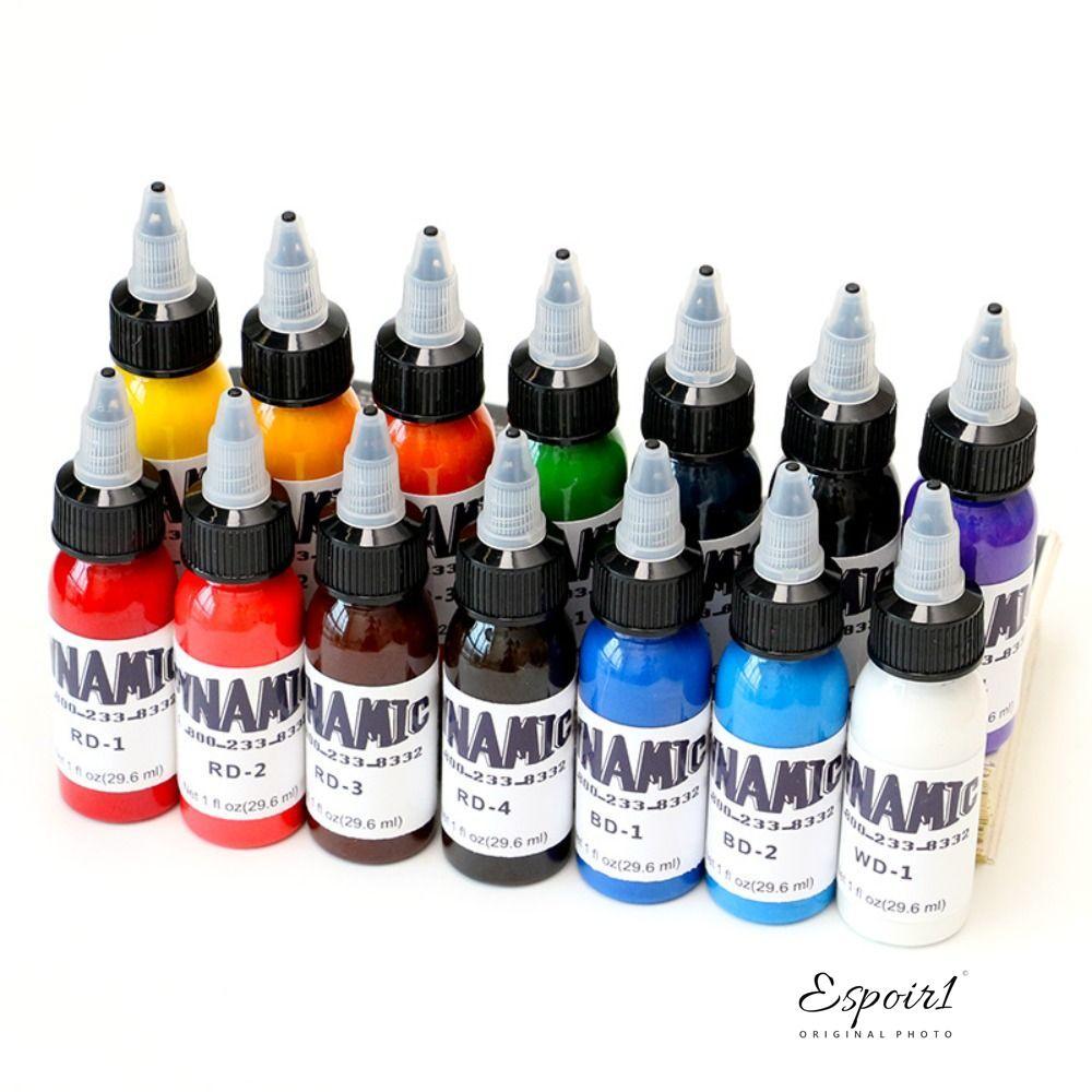 หมึกสัก อีโซร์1 30มล สีแดง สีเขียว สีดํา สีน้ําตาล ฝึกสัก สีขาว สีฟ้า สีม่วง สีชมพู