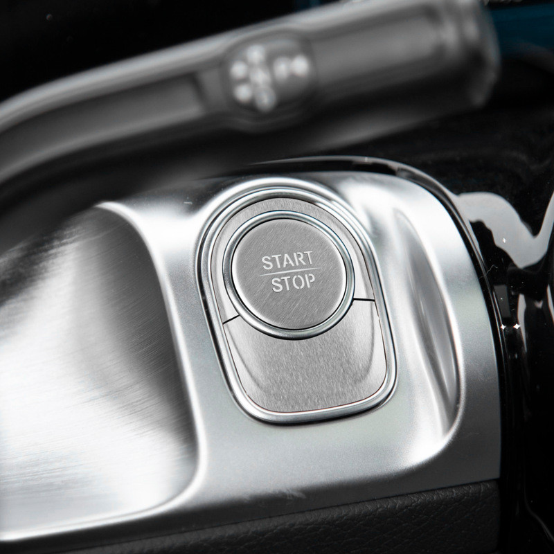 เหมาะสําหรับ Mercedes-Benz ใหม่ EQB260 EQB350 EQA260 One-Button ปุ่มเริ่มต้นสติกเกอร์ตกแต่งสวิตช์จุด